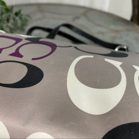 COACH SOHO OPTIC PRINT LARGE SIGNATURE LOGO HOBO F19444 SV/MULTICOLOR MSRP $398 - Picture 10 of 14